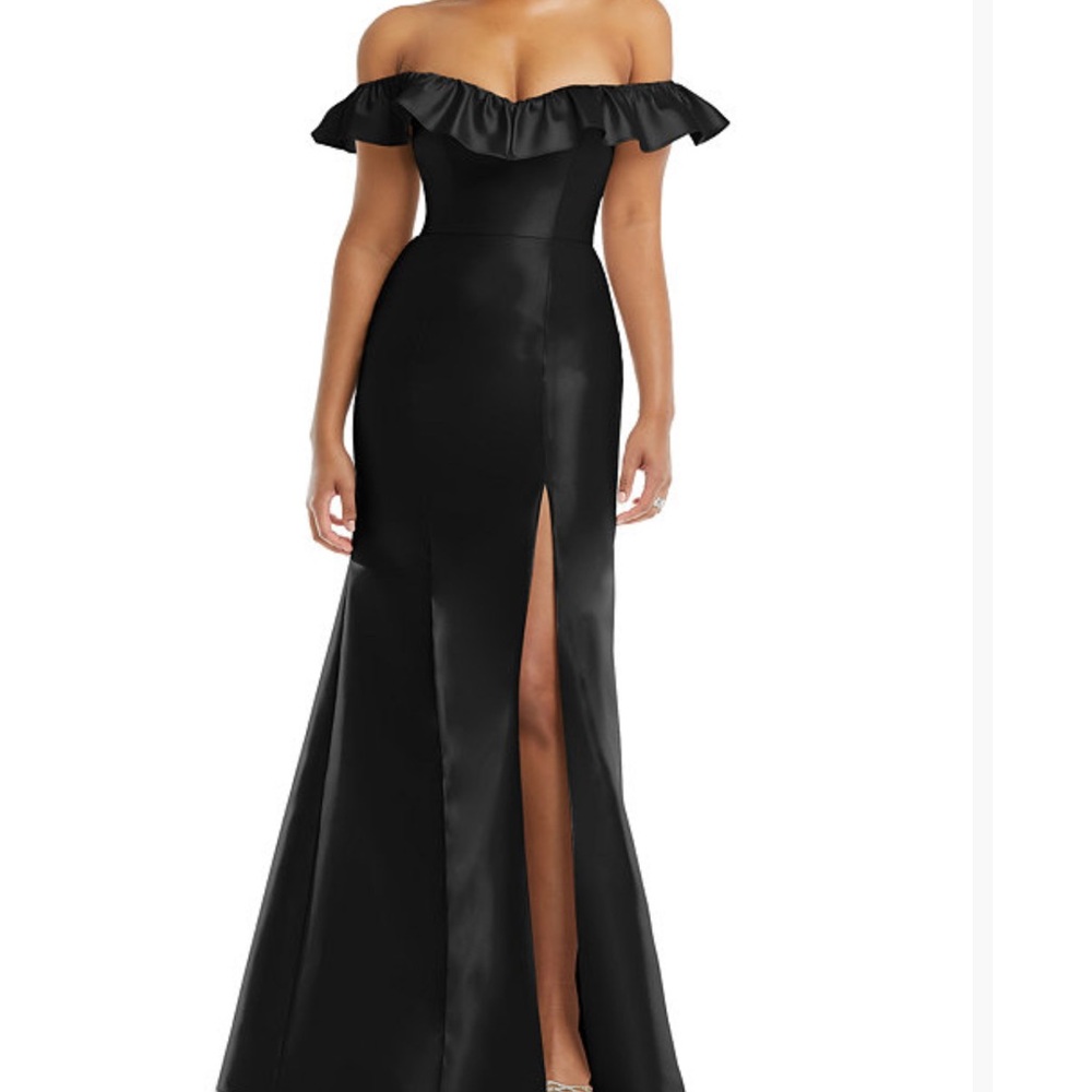 Alfred Sung Womens Ruffled Evening Dress Sz 16 Black
Ball gown, wedding, party